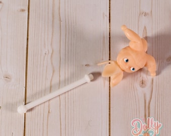 1:6 Doll Jester Prop Kit - Jester Staff Photo Prop - Do It Yourself