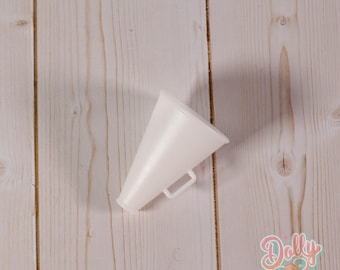 1:6 Doll Circus Prop Kit - Megaphone Photo Prop - Do It Yourself