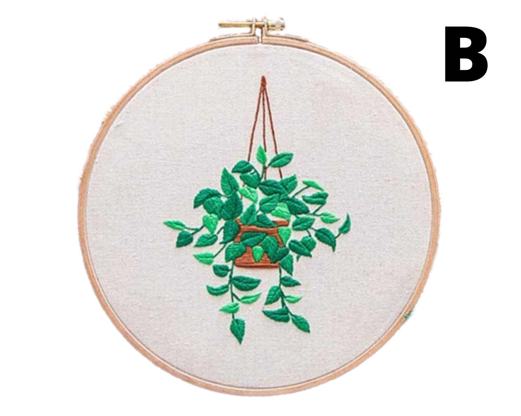New Design Beginner Embroidery Full Kit With Hoop Wall Decor DIY Craft Kit  Stay at Home Handmade Embroidery Flowers Kids Crafts 