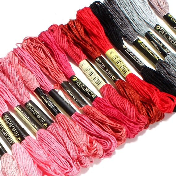 50 Skeins Embroidery Floss Thread Bracelet String With Needles For  Friendship Bracelet