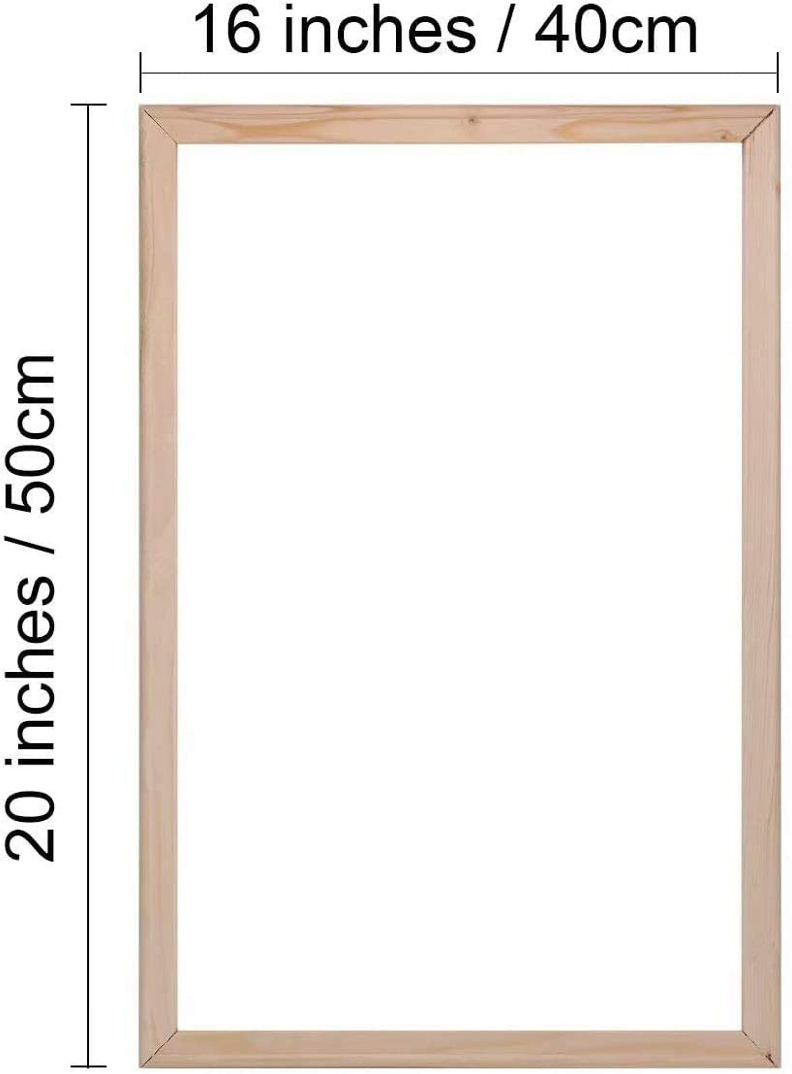 Wood Frame for Paint By Numbers Canvas Canvas Stretcher Bars Etsy