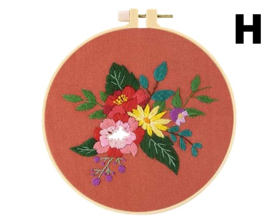 Embroidery Starter Kit with Pattern,Cross Stitch Kit for Adults