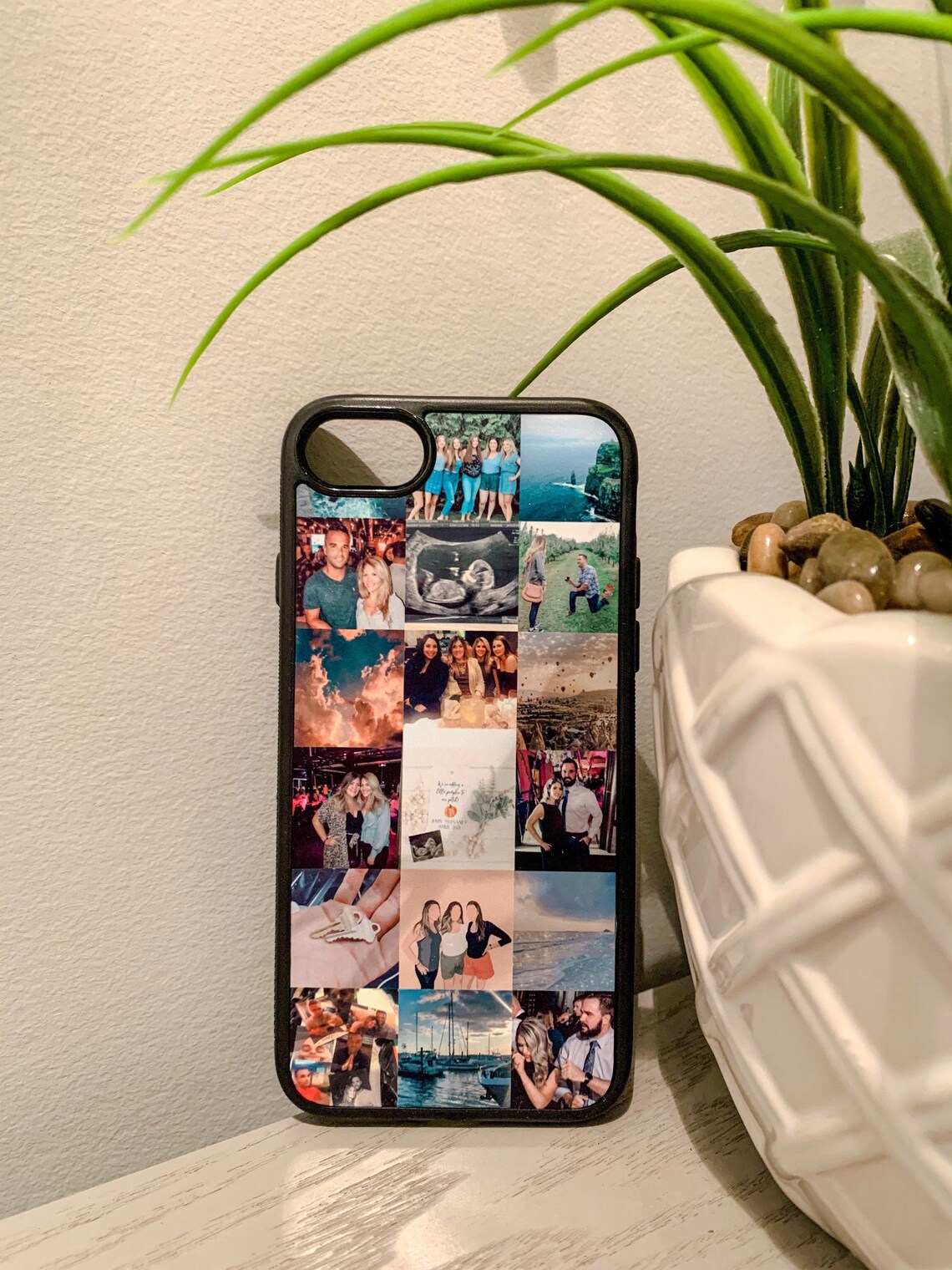 Aesthetic Photo Collage Phone Case Custom Phone Case Photo Etsy