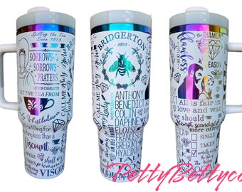 Talk of the Ton Tumbler - engraved Tumbler - 40oz tumbler with handle
