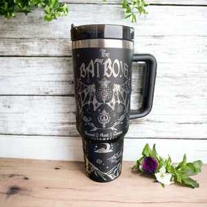 Bat Boys Tumbler - Wing Span Tumbler - engraved ACOTAR tumbler - High Lord Of the Night Court - Velaris Tumbler -Rhysand Azriel Cassian cup