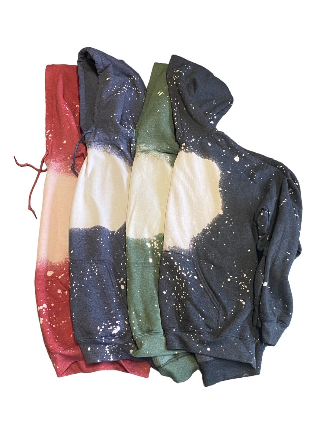 Bleached Hoodies Blank Sweatshirt Shirts Bleached Blanks Hoody Blanks