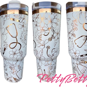 Copo de campo médico - Copo DR - Copo MD Dr - Presente para equipe médica - Presente para graduação em enfermagem Copo - Copo bonito gravado por médico - 40 onças