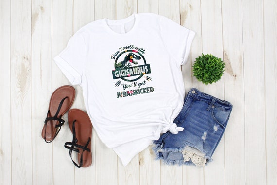 Don't Mess With Grandma You'll Get Jurasskicked T Shirt Don't Mess With Grandma You'll Get Jurasskicked T Shirt