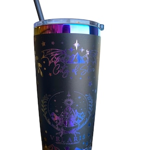 Vaso City of Starlight - Vaso ACOTAR grabado - Vaso de 20 oz - Vaso Velaris - To the Stars who Listen
