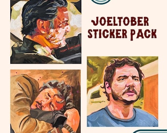 Paquete de pegatinas de Joel Miller (Joeltober) -- Pedro Pascal