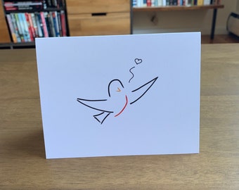 Flying Robin Notecard