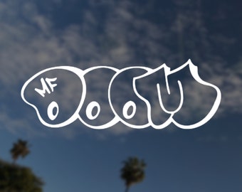 MF Doom Vinyl Decal Sticker