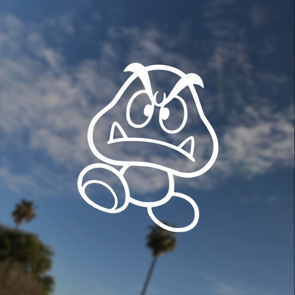 Goomba Vinyl Decal Sticker