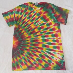 Rasta Inspired Tie Dye T-Shirt (S)