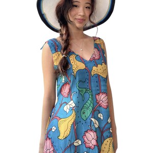 Hand Painted Cotton Silk. Casual or Formal Occasion, Wedding. Knee Length Tank Dress. Size Medium 6 (best Fit 34C-36C). - Etsy Hand Painted Cotton Silk. Casual or Formal Occasion, Wedding. Knee Length Tank Dress. Size Medium 6 (best Fit 34C-36C). - Etsy