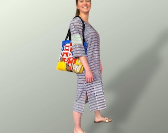 S,M,L cotton hand block printed dress - lightweight and comfortable shift dress. Trending print!
