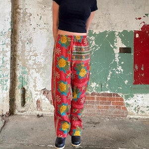 _knot._ kantha puilt thick pants Kantha Pants - Etsy