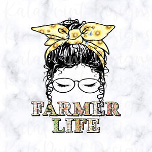 Farmer Life PNG Farm Life PNG Farmers Market Png Farmer Wife Png Arquivo para impressão por sublimação DTG Imprimir pronto para imprimir download de sublimação