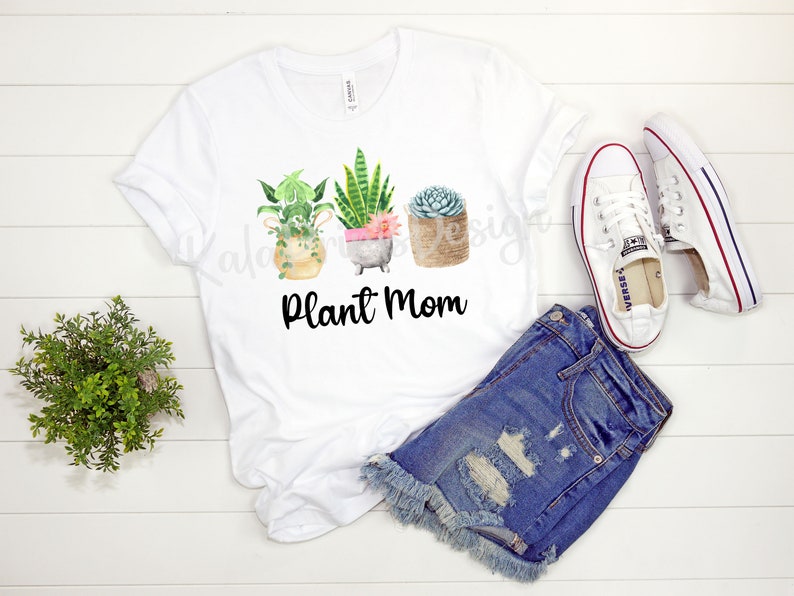 DTG Print Ready to Print Plant Lady Png for T-Shirt Plant Mom PNG Funny Cactus PNG Succulent Png File for Sublimation Download Printing
