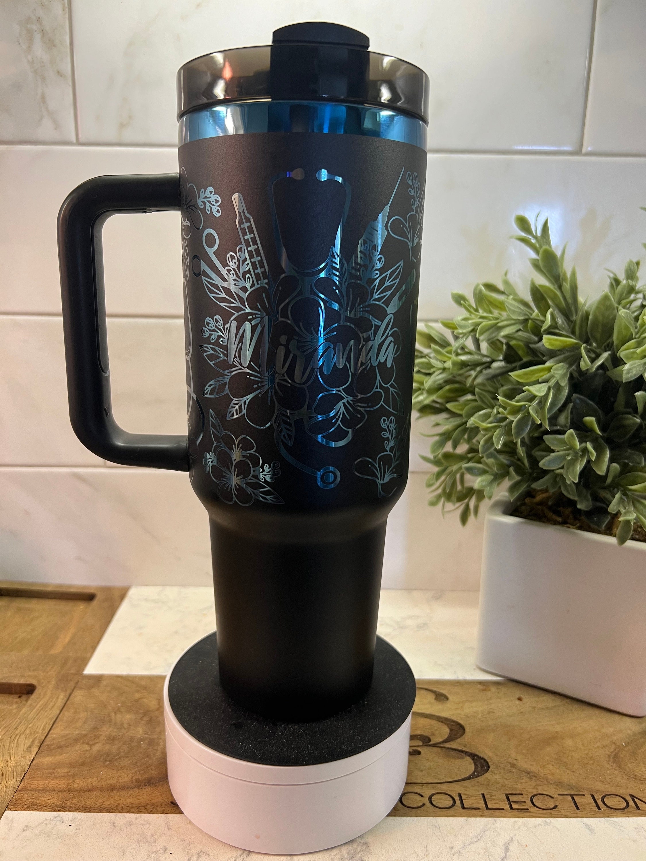 Nurse Appreciation Customizable 40oz Tumbler, Gold Finish