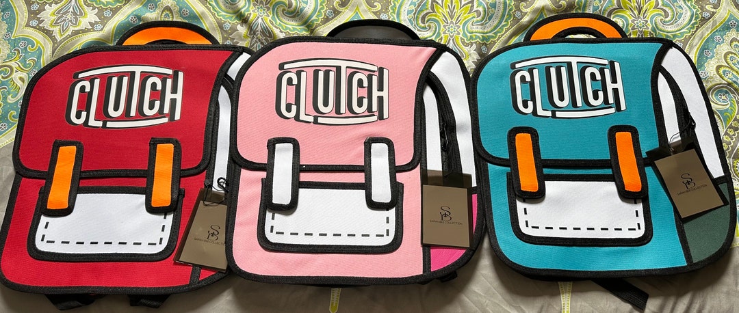 Cartoon clutch bag discount