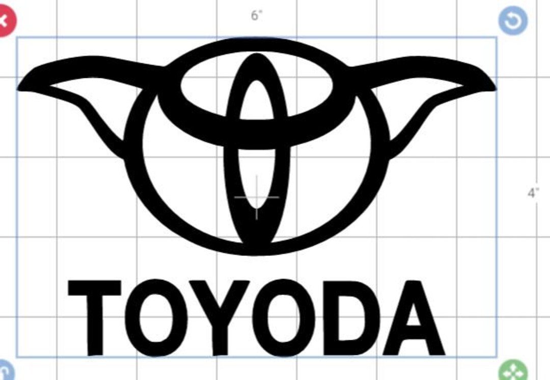 Toyoda Baby Yoda Toyota Decals Jedi Sticker decal Etsy New Zealand