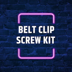 Belt Clip Screw Kit - Does not include belt clip.
