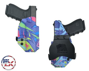 Glock 19 | G19 - Specialty Printed - Outside the Waistband (OWB) Paddle Kydex Holster