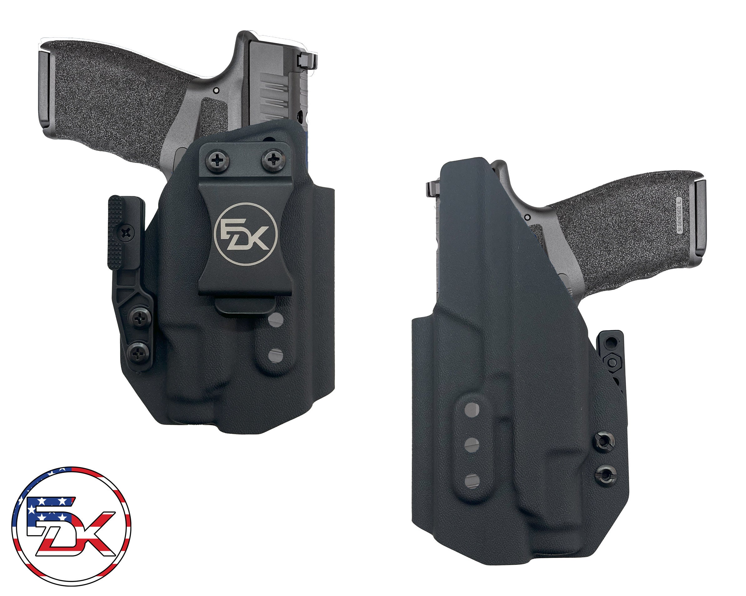 Springfield Hellcat RDP with TLR7 Sub (SA) Open Ended - Solid Color - Inside the Waistband (IWB) Kydex Holster