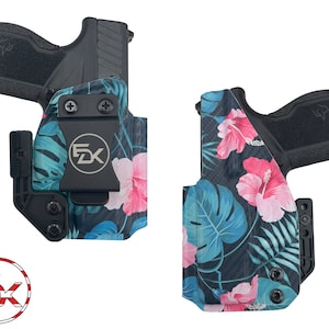 Carbon Fiber Tropical Love - Inside the Waistband (IWB) Holster - Canik, Glock, FN, Ruger, Sig Sauer, Smith Wesson, Springfield