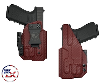 Ruger RXM 4" - Streamlight TLR7 / 7a / 7x Attachment (Open Ended) - Carbon Fiber - Inside the Waistband (IWB) Kydex Holster