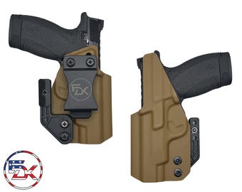 SW Bodyguard 2.0 Carry Comp (Open End) - Solid / Carbon Fiber - Inside the Waistband (IWB) Kydex Holster