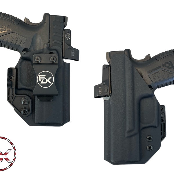 Springfield XDm Elite Compact 3.8" 9mm - Solid Color - Inside the Waistband (IWB) Kydex Holster