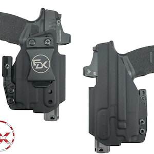 Springfield Hellcat RDP with Olight PL Mini 2 (Open Ended) - Solid Color - Inside the Waistband (IWB) Kydex Holster