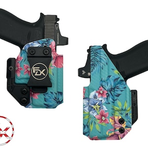Carbon Fiber Tropical - Inside the Waistband (IWB) Holster glock, Smith & Wesson Springfield, Taurus, FN, Ruger, Canik, CZ, Sig, Sig Sauer