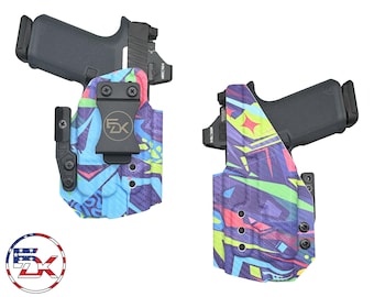 Ruger RXM 4" - Streamlight TLR7 HLX Attachment (Open Ended) - Printed - Inside the Waistband (IWB) Kydex Holster