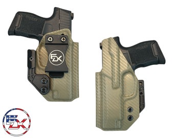 Sig Sauer P365XL - Closed Ended - Carbon Fiber - Inside the Waistband (IWB) Kydex Holster