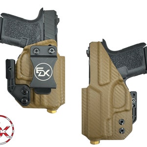 P80 holster | PF940sc Holster - Compatible with use of threaded barrel - CF - Inside the Waistband (IWB) Kydex Holster