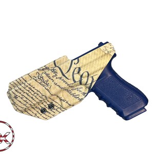 Carbon Fiber We the People Constitution - Inside the Waistband (IWB) Holster - Canik, Glock, FN, Ruger, Sig Sauer, Smith Wesson, Springfield bild 4