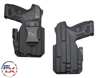 Ruger Security 380 - Olight Baldr Mini - Solid / Carbon Fiber - Inside the Waistband (IWB) Kydex Holster