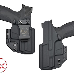 Smith and Wesson Shield X - Solid / Carbon Fiber - Inside the Waistband (IWB) Kydex Holster