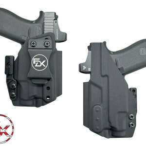 Glock 17 G17 with TLR1 Attachment (Open Ended) - Solid Color - Inside the Waistband (IWB) Kydex Holster