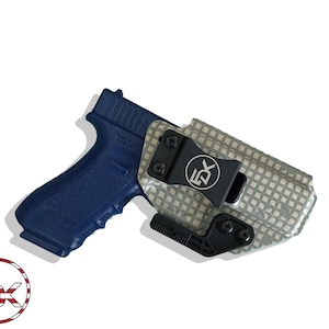 Carbon Fiber Night Desert Camo Print - Inside the Waistband (IWB) Holster - Canik, Glock, FN, Ruger, Sig Sauer, Smith Wesson, Springfield