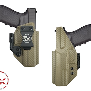 Glock 20 | G20 Gen 1-4 - CF - Inside the Waistband (IWB) Kydex Holster
