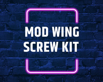 Kit de tornillos para el hardware del ala de la funda Mod