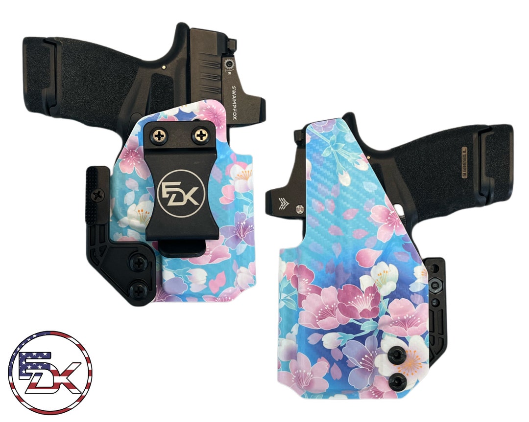 Carbon Fiber Cherry Blossom IWB Holster LCP2 Glock 17 Etsy