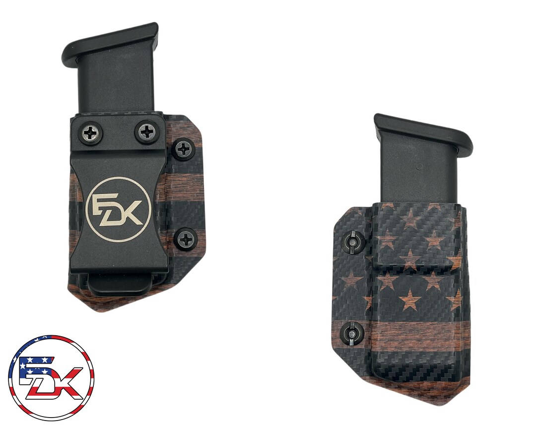 CF Wood Grain Flag IWB Mag Carrier Glock 17 19 26 43 Etsy