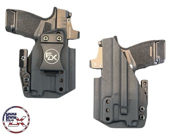 Springfield Hellcat Micro - Olight PL Mini 2 (Closed Ended) - Solid Color - Inside the Waistband (IWB) Kydex Holster