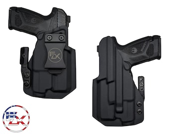 Ruger Security 9 Compact - Olight Baldr S - Solid / Carbon Fiber - Inside the Waistband (IWB) Kydex Holster