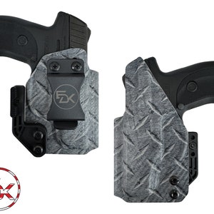Ruger LC9s | EC9s | LC380 - Printed - Inside the Waistband (IWB) Kydex Holster CF Diamond Plate